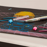 Pentel Arts 8 Color Mechanical Pencil, Assorted Accent Clip Colors, 1 Pencil (PH158)